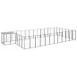 Hundezwinger Schwarz 22,99 m² Stahl Hundezwinger Schwarz 22,99 m² Stahl