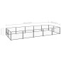 Hundezwinger Schwarz 10 m² Stahl Hundezwinger Schwarz 10 m² Stahl