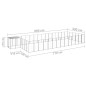 Hundezwinger Silbern 26,62 m² Stahl Hundezwinger Silbern 26,62 m² Stahl