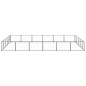 Hundezwinger Schwarz 30 m² Stahl Hundezwinger Schwarz 30 m² Stahl