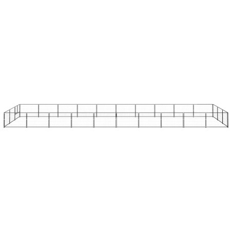 Hundezwinger Schwarz 30 m² Stahl