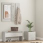 Flurmöbel-Set Betongrau Holzwerkstoff Flurmöbel-Set Betongrau Holzwerkstoff