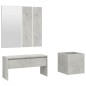 Flurmöbel-Set Betongrau Holzwerkstoff Flurmöbel-Set Betongrau Holzwerkstoff