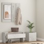Flurmöbel-Set Betongrau Holzwerkstoff Flurmöbel-Set Betongrau Holzwerkstoff