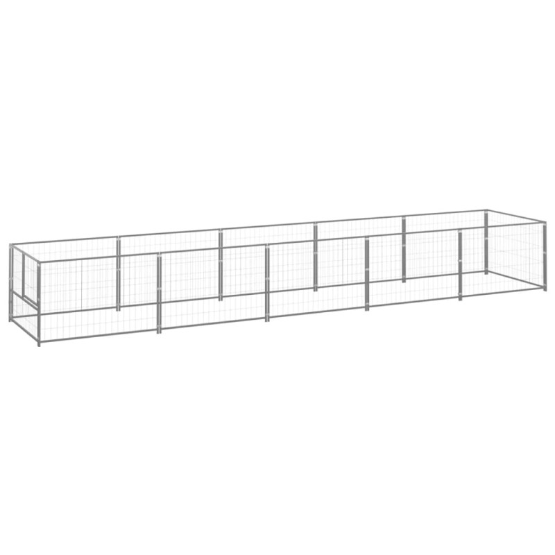 Hundezwinger Silbern 5 m² Stahl Hundezwinger Silbern 5 m² Stahl
