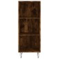 vidaXL Highboard Räuchereiche 34,5x34x180 cm Holzwerkstoff vidaXL Highboard Räuchereiche 34,5x34x180 cm Holzwerkstoff