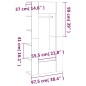 vidaXL Flurschränke 2 Stk. Betongrau Holzwerkstoff vidaXL Flurschränke 2 Stk. Betongrau Holzwerkstoff