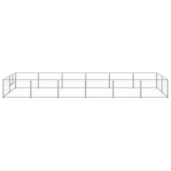 Hundezwinger Silbern 12 m² Stahl