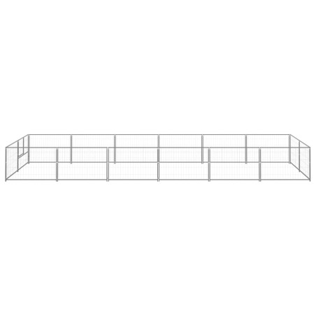 Hundezwinger Silbern 12 m² Stahl
