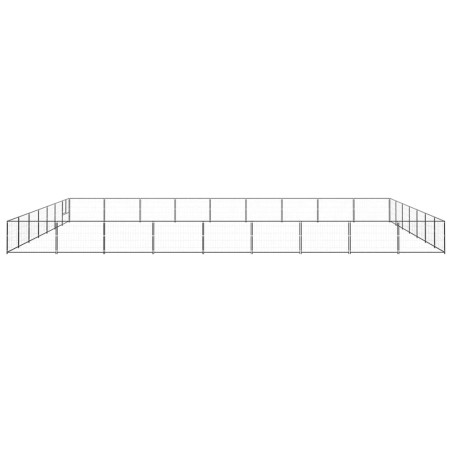 Hundezwinger Schwarz 63 m² Stahl