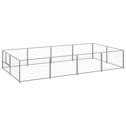 Hundezwinger Silbern 8 m² Stahl