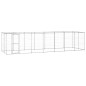 vidaXL Outdoor-Hundezwinger mit Überdachung Verzinkter Stahl 16,94 m² vidaXL Outdoor-Hundezwinger mit Überdachung Verzinkter Stahl 16,94 m²