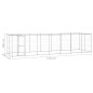 vidaXL Outdoor-Hundezwinger mit Überdachung Verzinkter Stahl 16,94 m² vidaXL Outdoor-Hundezwinger mit Überdachung Verzinkter Stahl 16,94 m²