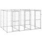 Outdoor-Hundezwinger Verzinkter Stahl 7,26 m² Outdoor-Hundezwinger Verzinkter Stahl 7,26 m²