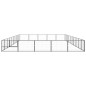 Hundezwinger Schwarz 50 m² Stahl Hundezwinger Schwarz 50 m² Stahl