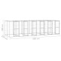 vidaXL Outdoor-Hundezwinger Verzinkter Stahl 14,52 m² vidaXL Outdoor-Hundezwinger Verzinkter Stahl 14,52 m²