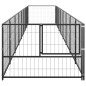 vidaXL Hundezwinger Schwarz 8 m² Stahl vidaXL Hundezwinger Schwarz 8 m² Stahl