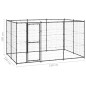 Outdoor-Hundezwinger Stahl 7,26 m² Outdoor-Hundezwinger Stahl 7,26 m²