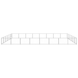 Hundezwinger Silbern 48 m² Stahl
