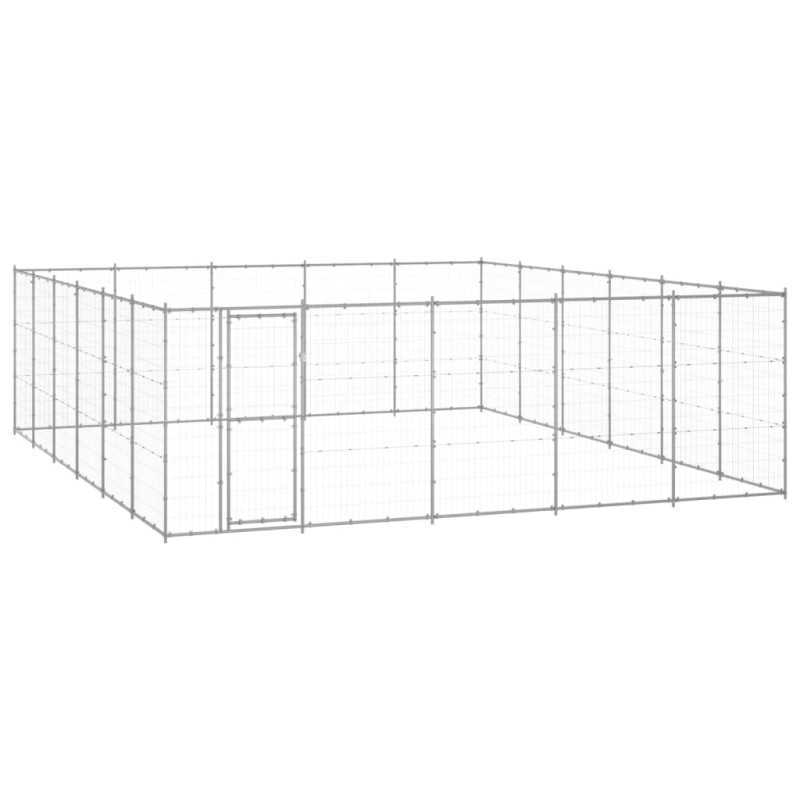vidaXL Outdoor-Hundezwinger Verzinkter Stahl 36,3 m² vidaXL Outdoor-Hundezwinger Verzinkter Stahl 36,3 m²