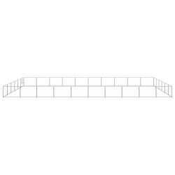 Hundezwinger Silbern 60 m² Stahl