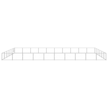 Hundezwinger Silbern 60 m² Stahl