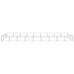 Hundezwinger Silbern 27 m² Stahl