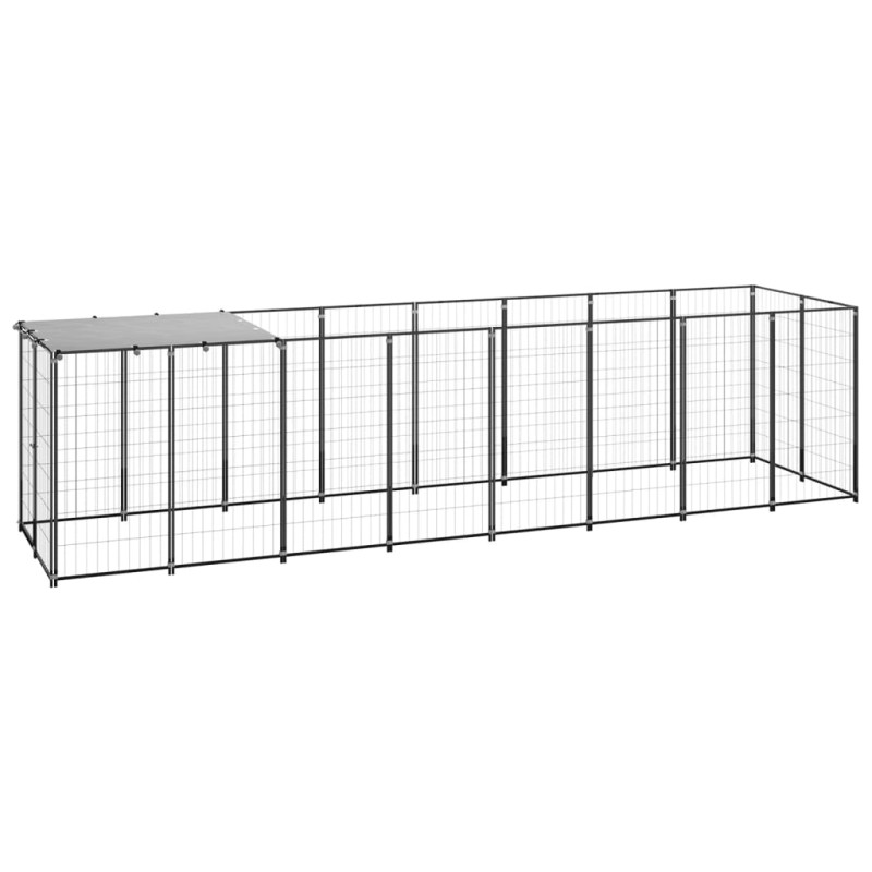 vidaXL Hundezwinger Schwarz 4,84 m² Stahl vidaXL Hundezwinger Schwarz 4,84 m² Stahl