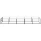 Hundezwinger Schwarz 5 m² Stahl Hundezwinger Schwarz 5 m² Stahl