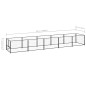 Hundezwinger Schwarz 5 m² Stahl Hundezwinger Schwarz 5 m² Stahl