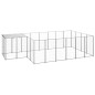 Hundezwinger Silbern 8,47 m² Stahl Hundezwinger Silbern 8,47 m² Stahl