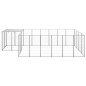 Hundezwinger Silbern 8,47 m² Stahl Hundezwinger Silbern 8,47 m² Stahl