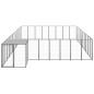 Hundezwinger Schwarz 25,41 m² Stahl