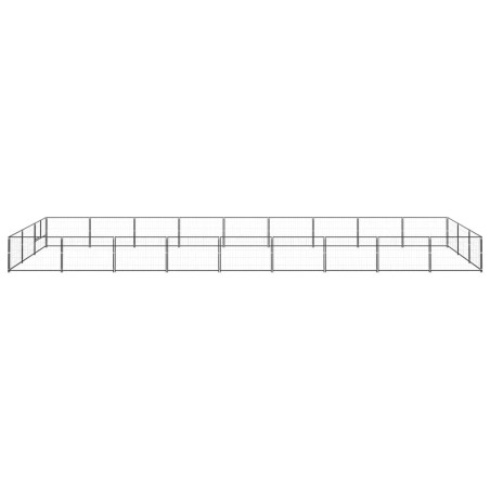 Hundezwinger Schwarz 27 m² Stahl