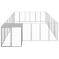Hundezwinger Silbern 22,99 m² Stahl Hundezwinger Silbern 22,99 m² Stahl