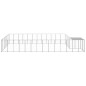 Hundezwinger Silbern 22,99 m² Stahl Hundezwinger Silbern 22,99 m² Stahl