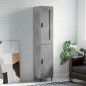 Highboard Betongrau 34,5x34x180 cm Holzwerkstoff Highboard Betongrau 34,5x34x180 cm Holzwerkstoff