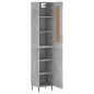 Highboard Betongrau 34,5x34x180 cm Holzwerkstoff Highboard Betongrau 34,5x34x180 cm Holzwerkstoff