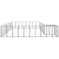 Hundezwinger Schwarz 25,41 m² Stahl Hundezwinger Schwarz 25,41 m² Stahl