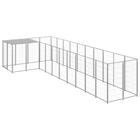 Hundezwinger Silbern 7,26 m² Stahl