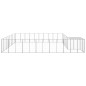 Hundezwinger Silbern 25,41 m² Stahl Hundezwinger Silbern 25,41 m² Stahl