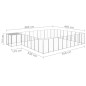 Hundezwinger Silbern 25,41 m² Stahl Hundezwinger Silbern 25,41 m² Stahl