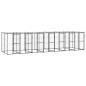 Outdoor-Hundezwinger Stahl mit Überdachung 16,94 m² Outdoor-Hundezwinger Stahl mit Überdachung 16,94 m²