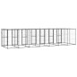 Outdoor-Hundezwinger Stahl mit Überdachung 16,94 m² Outdoor-Hundezwinger Stahl mit Überdachung 16,94 m²