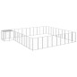 vidaXL Hundezwinger Silbern 31,46 m² Stahl vidaXL Hundezwinger Silbern 31,46 m² Stahl