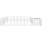 vidaXL Hundezwinger Silbern 31,46 m² Stahl vidaXL Hundezwinger Silbern 31,46 m² Stahl