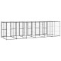 Outdoor-Hundezwinger Stahl mit Überdachung 14,52 m² Outdoor-Hundezwinger Stahl mit Überdachung 14,52 m²