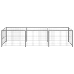 Hundezwinger Silbern 3 m² Stahl