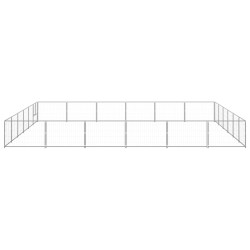 Hundezwinger Silbern 36 m² Stahl