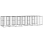 vidaXL Outdoor-Hundezwinger Stahl 16,94 m² vidaXL Outdoor-Hundezwinger Stahl 16,94 m²